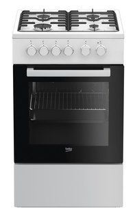Плита Beko комбінована, 60л, 50x60см, конвекція, білий (FSS52020DW) 375603 фото