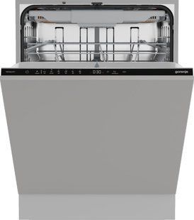 Посудомийна машина Gorenje вбудовувана, 16компл., A++, 60см, AquaStop, автоматичне відчинення, сенсорн.упр, 3и кошики, білий 389793 фото