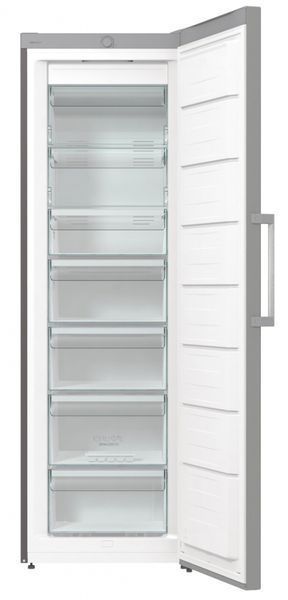 Морозильна камера Gorenje, 185.5x59.5х66.3, 280л, 1дв., A++, NF, Інвертор, сріблястий (FN619EES5) 375913 фото