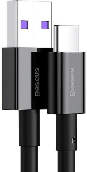 Кабель Baseus Superior Series Type-C 66W (CATYS-01) Black 1m 224593 фото