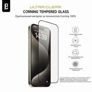 Захисне скло iPhone 13 Pro Max / 14 Plus Lanbi Ultra+ Corning Glass 403949 фото