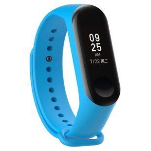Ремінець для фітнес браслета Xiaomi Mi Band 3 Light blue 140403 фото