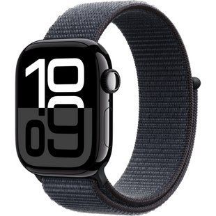 Смарт-годинник Apple Watch Series 10 GPS 46mm Jet Black Aluminium Case with Ink Sport Loop MWWR3 320069 фото