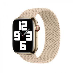 Ремінець Apple Watch Beige Braided Solo Loop - Size 6 Для Watch 42/44 (MPCQ3) 266863 фото