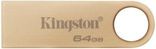 Флеш-пам'ять USB Kingston DT SE9 G3 64GB USB 3.2 Gold (DTSE9G3/64GB) 318819 фото