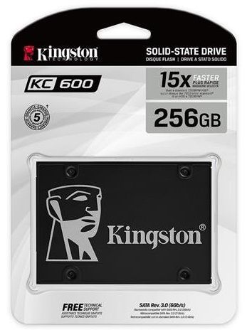 Накопичувач SSD Kingston 2.5" 256GB SATA KC600 (SKC600/256G) 372665 фото