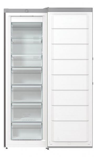 Морозильна камера Gorenje, 185.5x59.5х66.3, 280л, 1дв., A++, NF, Інвертор, сріблястий (FN619EES5) 375913 фото