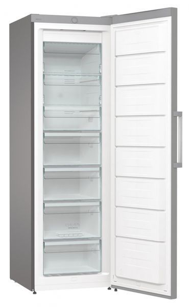 Морозильна камера Gorenje, 185.5x59.5х66.3, 280л, 1дв., A++, NF, Інвертор, сріблястий (FN619EES5) 375913 фото