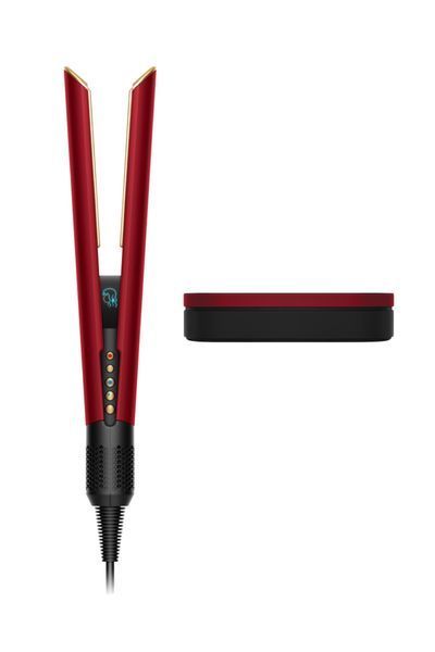 Стайлер Dyson HT01 Airstrait Red Velvet/Gold (596931-01) з боксом EU 346327 фото