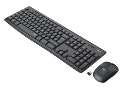 IT/наб LOGITECH MK295 Silent Wireless Combo, US, Graphite (920-009800) 306841 фото