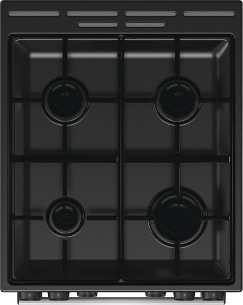 Плита Gorenje комбінована, 62л, 50x60см, дисплей, IconLed, емальовані, титан (GK5C60SJ) 374101 фото