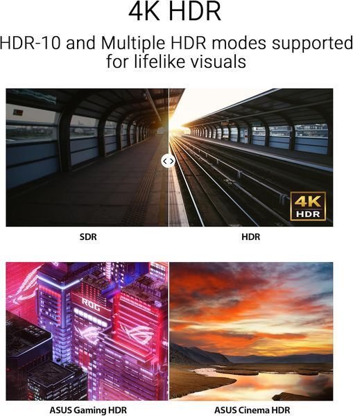 Монітор Asus 27" VY27UQ 2xHDMI, DP, MM, IPS, 3840x2160, sRGB 99%, AdaptiveSync, HDR10 368118 фото