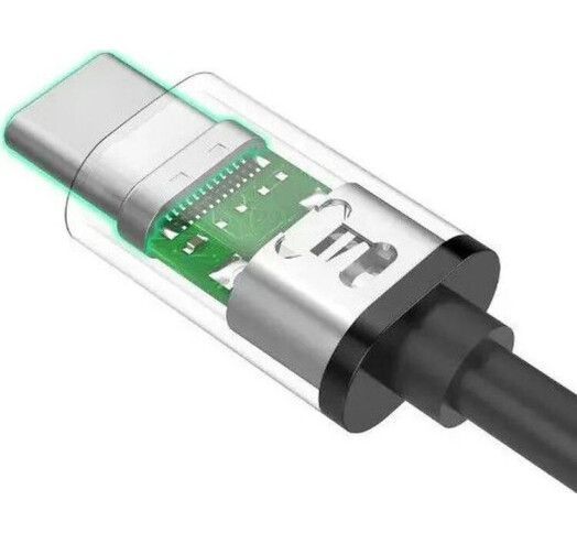 Кабель UGREEN US286 USB Type-C To USB Type-C 60W Cable Nickel Plating 3A 1.5m Black (50998) 278858 фото