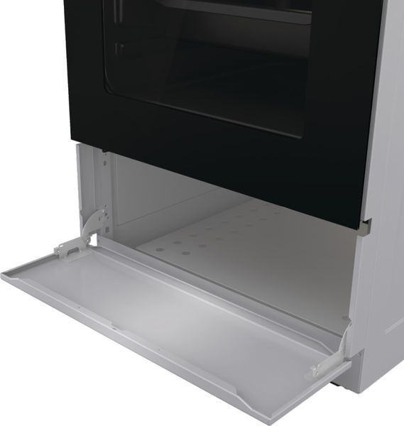 Плита Gorenje комбінована, 62л, 50x60см, дисплей, IconLed, емальовані, титан (GK5C60SJ) 374101 фото