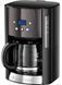 Кавоварка Russell Hobbs крапельна Matte Black, 1.8л, мелена, LED-дисплей, чорний (26160-56) 363833 фото 1