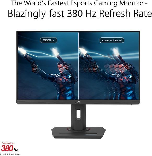 Монітор Asus 24.5" ROG Strix XG259QNS 2xHDMI, DP, 2xUSB, Audio, IPS, 380Hz, 0.3ms, sRGB 110%, AdaptiveSync, Pivot, HDR400 365447 фото
