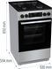 Плита Gorenje комбінована, 62л, 50x60см, дисплей, IconLed, емальовані, титан (GK5C60SJ) 374101 фото 13