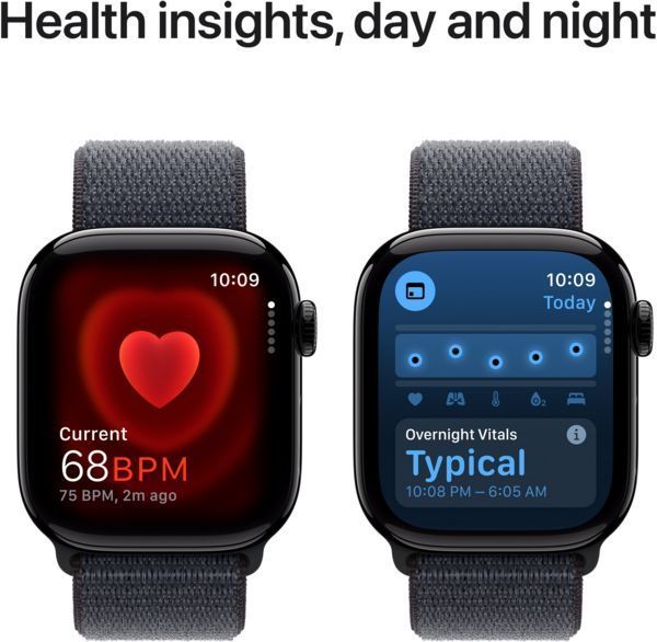Смарт-годинник Apple Watch Series 10 GPS 46mm Jet Black Aluminium Case with Ink Sport Loop MWWR3 320069 фото