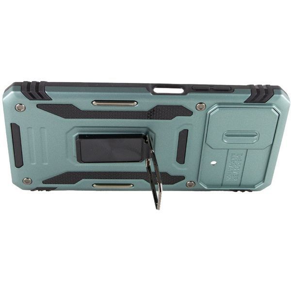Ударостійкий чохол Camshield Army Ring для Xiaomi Poco X5 Pro 5G / Note 12 Pro 5G Зелений / Light Green 271455 фото