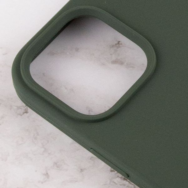 Чохол Silicone Case Full Protective (AA) для Apple iPhone 15 Pro (6.1") Зелений / Cyprus Green 276398 фото