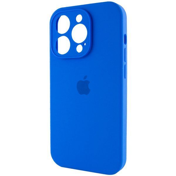 Чохол Silicone Case Full Camera Protective (AA) для Apple iPhone 15 Pro Max (6.7") Синій / Capri Blue 280262 фото