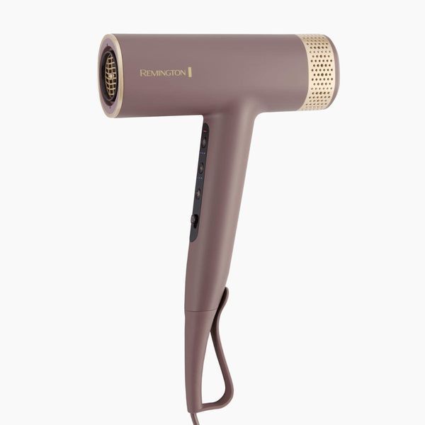 Фен Remington AIRvive, 1600Вт, 3 режими, дифузор, іоніз-я, хол. обдув, фіолетово-золотий 397297 фото