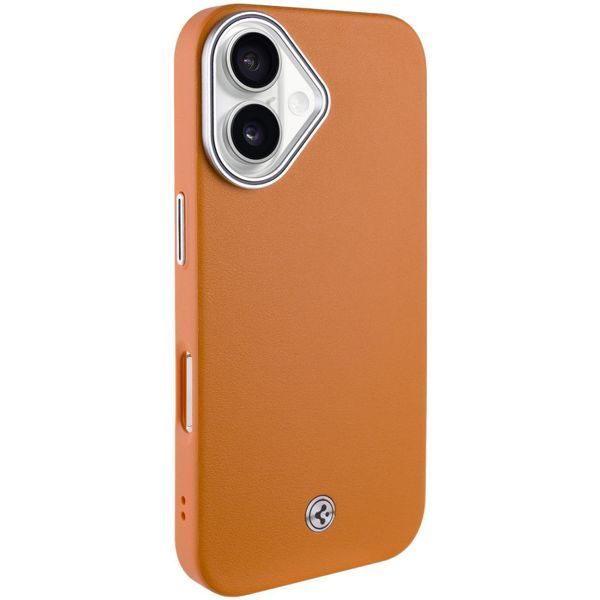 Чохол PC+Leather SGP with MagSafe для Apple iPhone 16 Plus (6.7") Brown 322299 фото