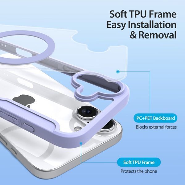 Чохол-книжка Dux Ducis Skin X Pro with MagSafe для Apple iPhone 16 (6.1") Purple 322710 фото