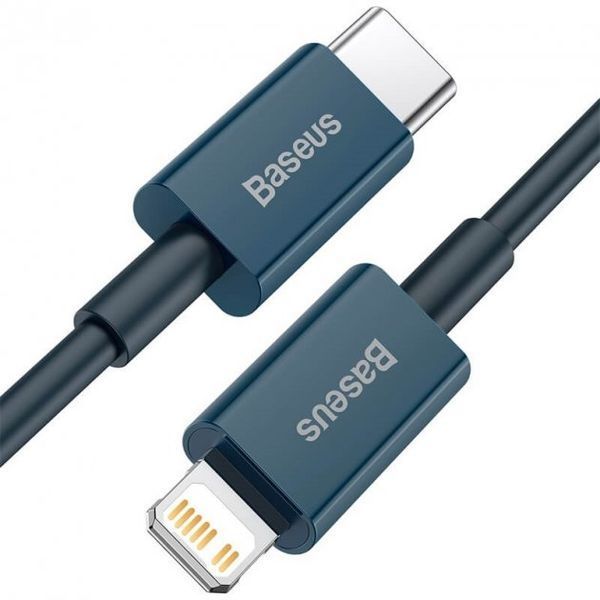 Кабель Baseus Superior Series Fast Charging Type-C To Lightning PD 20W 2m (CATLYS-C03) Blue 255251 фото