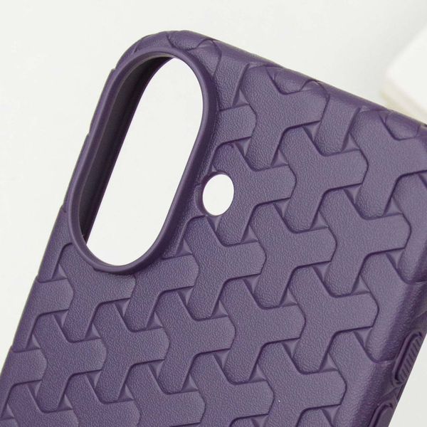 Чохол TPU Weaving для Apple iPhone 16 (6.1") Purple 328227 фото