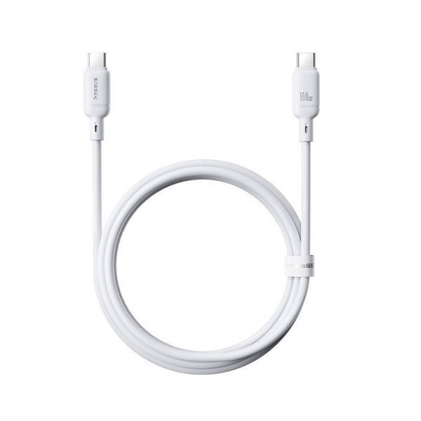Кабель Baseus Silky Series Fast Charging Type-C to Type-C 100W (2m) (P10377704113-01) black 378276 фото