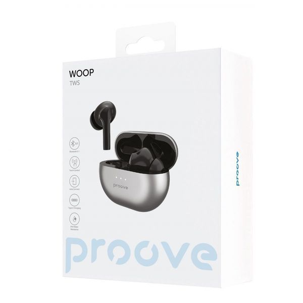 Навушники Proove Woop TWS with ANC (TWWP00010001) Black 284189 фото