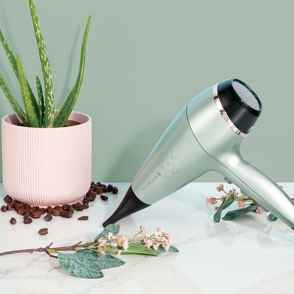 Фен Remington Botanicals, 2300Вт, 3 режими, дифузор, іоніз-я, хол. обдув, м'ятний (AC5860) 368710 фото