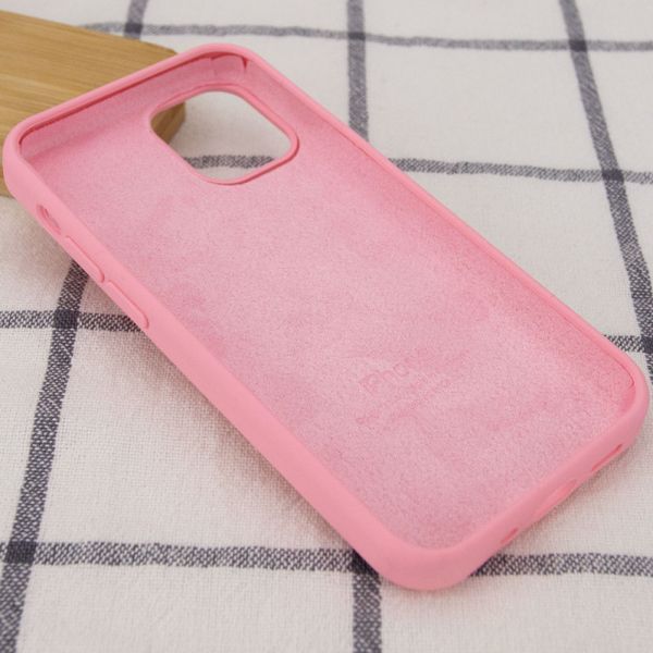 Чохол Silicone Case Full Protective (AA) для Apple iPhone 15 (6.1") Рожевий / Light pink 276713 фото
