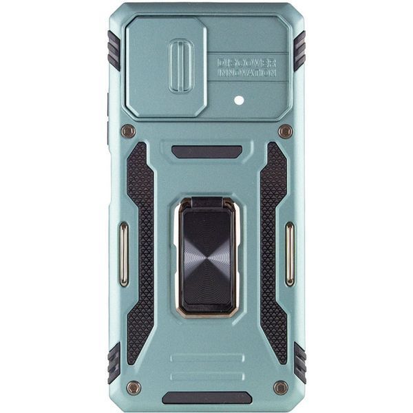 Ударостійкий чохол Camshield Army Ring для Xiaomi Poco X5 Pro 5G / Note 12 Pro 5G Зелений / Light Green 271455 фото