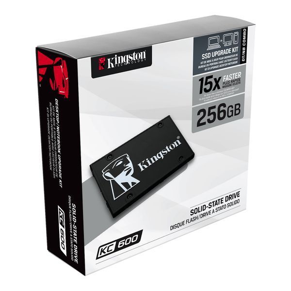 Накопичувач SSD Kingston 2.5" 256GB SATA KC600 (SKC600/256G) 372665 фото