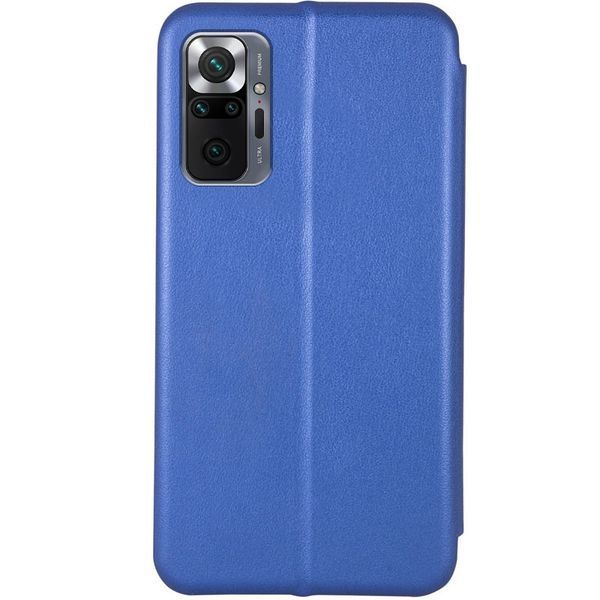 Шкіряний чохол (книжка) Classy для Xiaomi Redmi Note 10 Pro / 10 Pro Max Синій 239328 фото