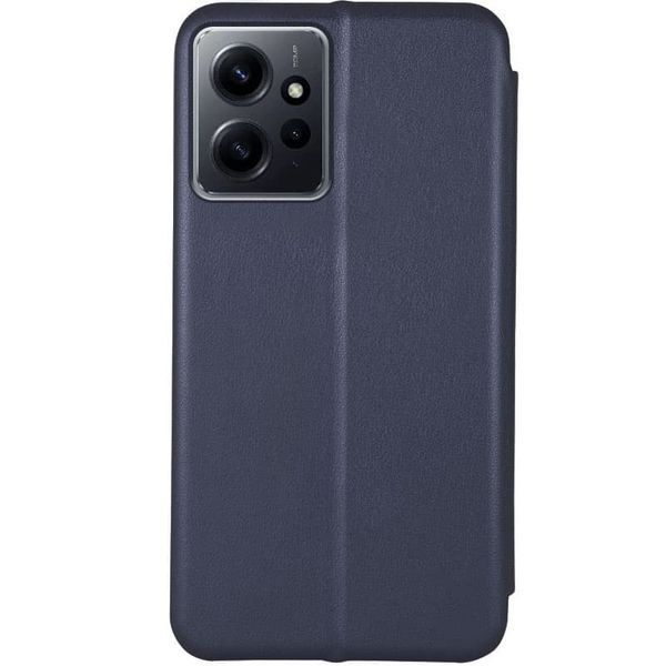 Шкіряний чохол (книжка) Classy для Xiaomi Redmi Note 12 4G Темно-синій 273660 фото