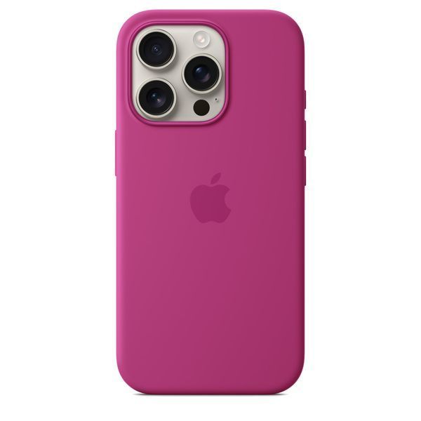 Чохол-накладка Apple iPhone 16 Pro Silicone Case with MagSafe - Fuchsia (MYYN3) 321815 фото