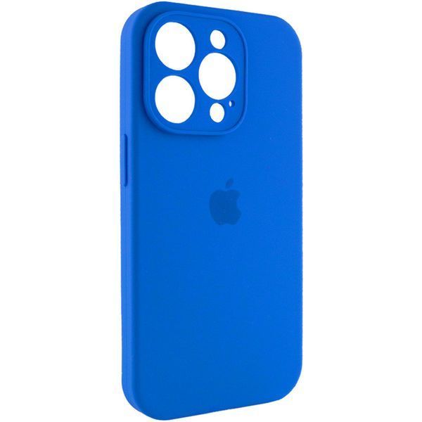 Чохол Silicone Case Full Camera Protective (AA) для Apple iPhone 15 Pro Max (6.7") Синій / Capri Blue 280262 фото