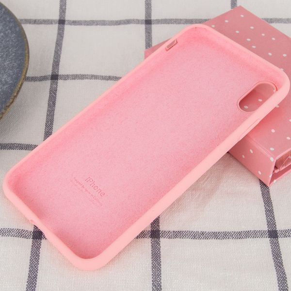 Чохол Silicone Case Full Protective (AA) для Apple iPhone XR (6.1") Рожевий / Pink 198374 фото