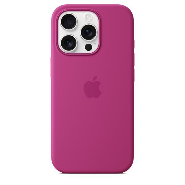 Чохол-накладка Apple iPhone 16 Pro Silicone Case with MagSafe - Fuchsia (MYYN3) 321815 фото