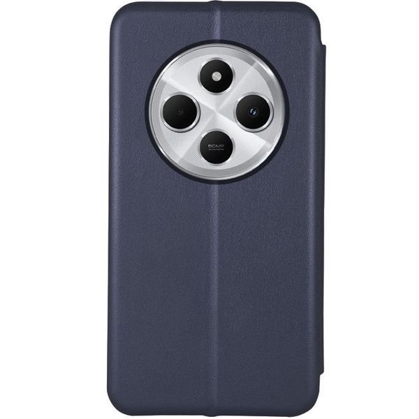 Шкіряний чохол (книжка) Classy для Xiaomi Redmi 14C / Poco C75 Темно-синій 327707 фото