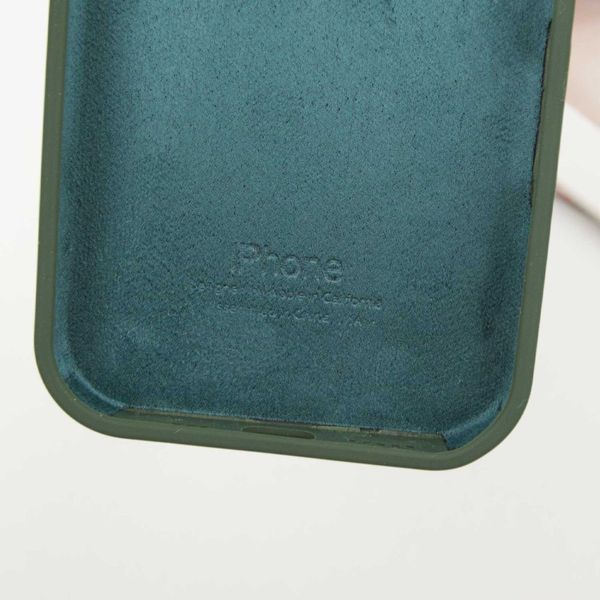 Чохол Silicone Case Full Protective (AA) для Apple iPhone 15 Pro (6.1") Зелений / Cyprus Green 276398 фото