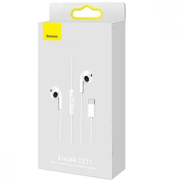 Навушники Baseus Encok CZ19 (Type-C) (A00182201213-00) white 361566 фото