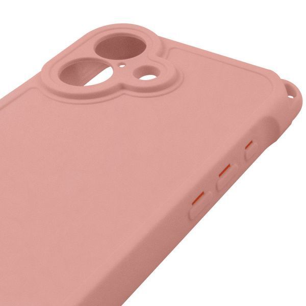 Чохол TPU CrossBody with straps для Apple iPhone 16 Plus (6.7") Pink 359078 фото