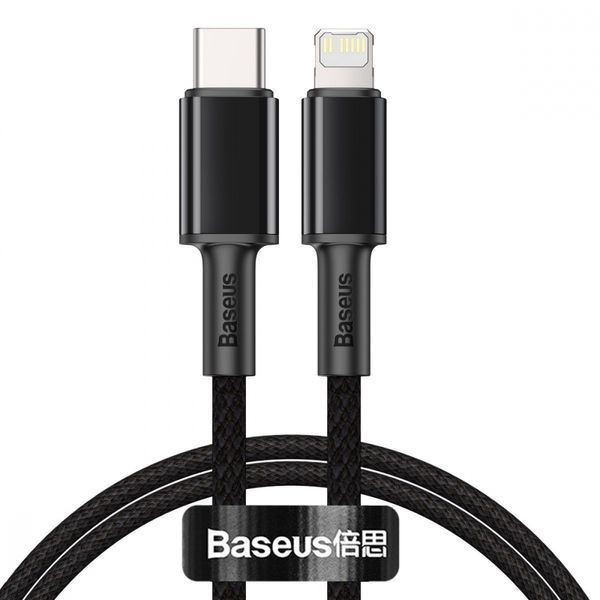 Кабель Baseus Type-C To Lightning 20W 2m(CATLGD-A01) Чорний 269713 фото