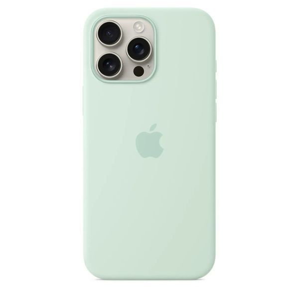 Чохол-накладка Apple iPhone 16 Pro Max Apple Silicone Case MagSafe Aquamarine 356906 фото