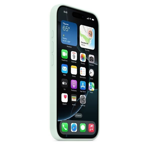 Чохол-накладка Apple iPhone 16 Pro Max Apple Silicone Case MagSafe Aquamarine 356906 фото