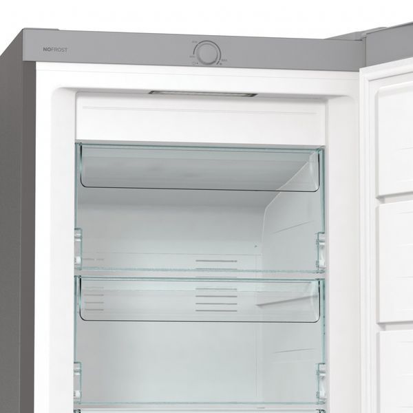 Морозильна камера Gorenje, 185.5x59.5х66.3, 280л, 1дв., A++, NF, Інвертор, сріблястий (FN619EES5) 375913 фото